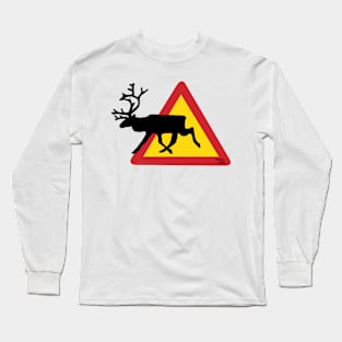 Reindeer in Sweden Long Sleeve T-Shirt